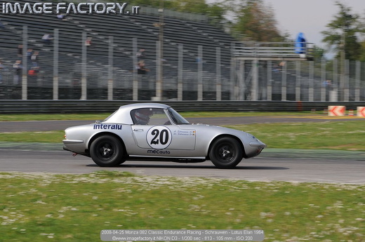 2008-04-25 Monza 082 Classic Endurance Racing - Schrauwen - Lotus Elan 1964